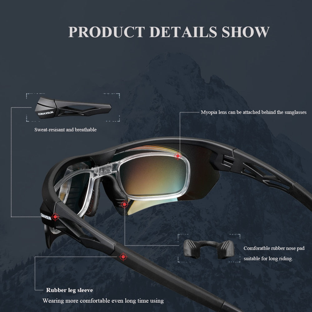  Unisex Professional Polarized Outdoor Sports Cycling MTB Road Bike Goggles - Unisex Sunglasses - DYAVOR® 