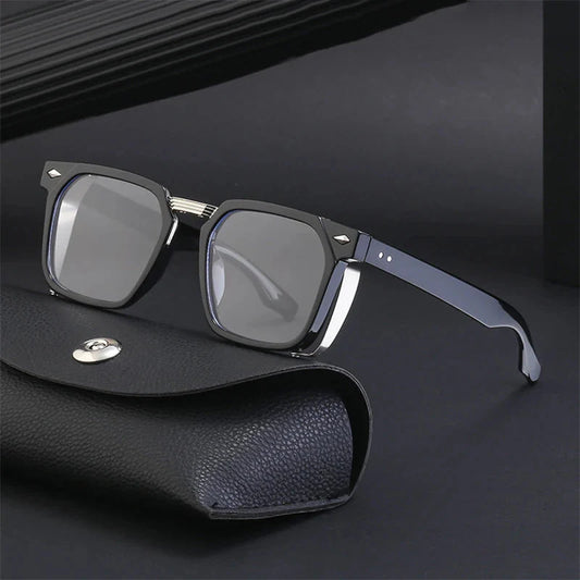  Men and Women Vintage Steampunk Style Anti-UV Square Sunglasses - Unisex Sunglasses - DYAVOR® 