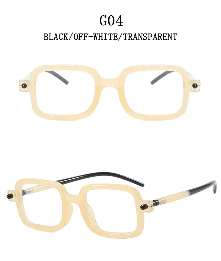  Vintage Blue Light Blocking Square Sunglasses for Men and Women - Unisex Sunglasses - DYAVOR® 