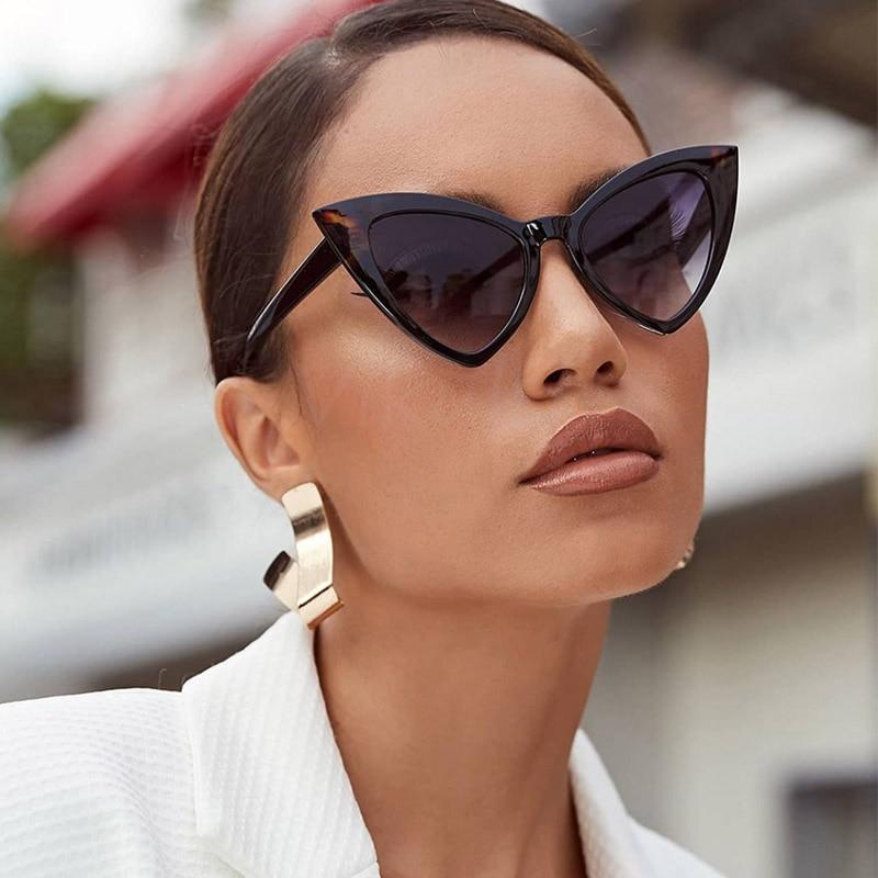  Retro Vintage Style Sexy Triangle Cat Eye Sunglasses for Women - Women Sunglasses - DYAVOR® 