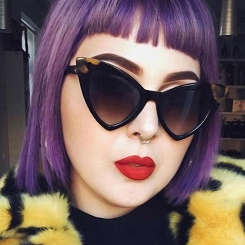  Retro Vintage Style Sexy Triangle Cat Eye Sunglasses for Women - Women Sunglasses - DYAVOR® 