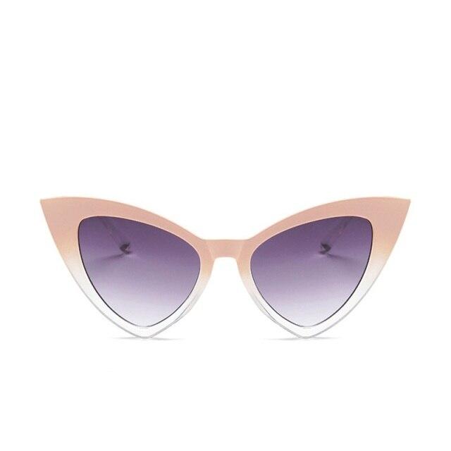  Retro Vintage Style Sexy Triangle Cat Eye Sunglasses for Women - Women Sunglasses - DYAVOR® 