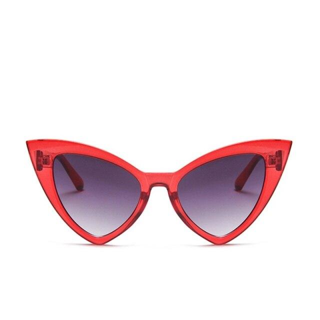  Retro Vintage Style Sexy Triangle Cat Eye Sunglasses for Women - Women Sunglasses - DYAVOR® 