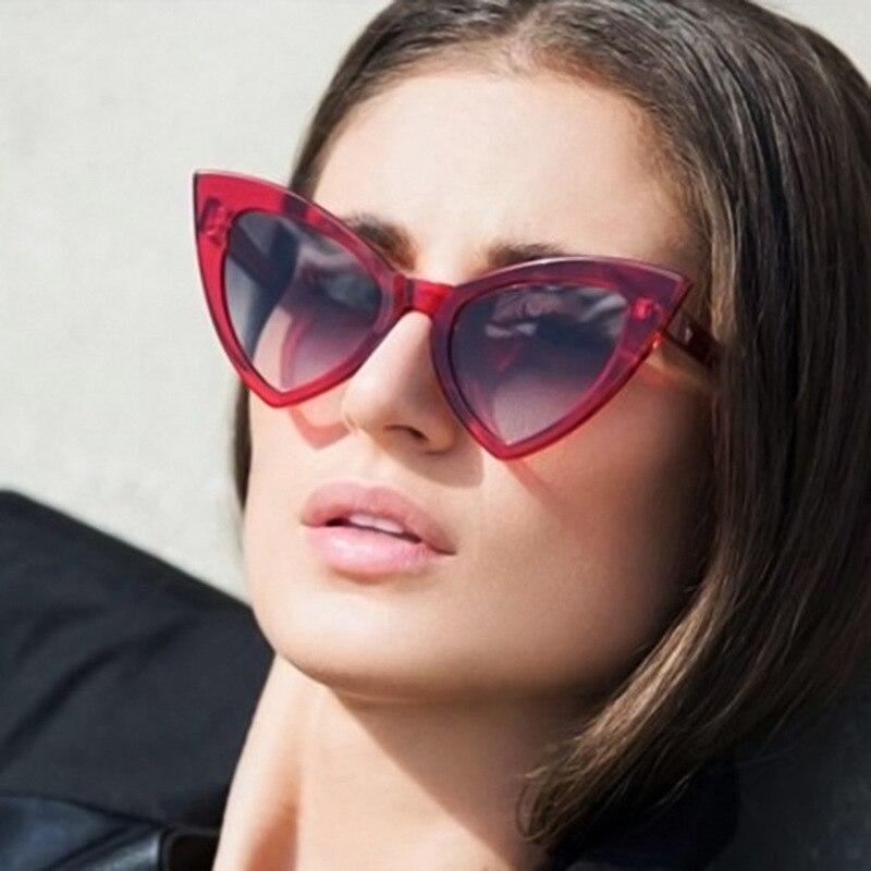  Retro Vintage Style Sexy Triangle Cat Eye Sunglasses for Women - Women Sunglasses - DYAVOR® 