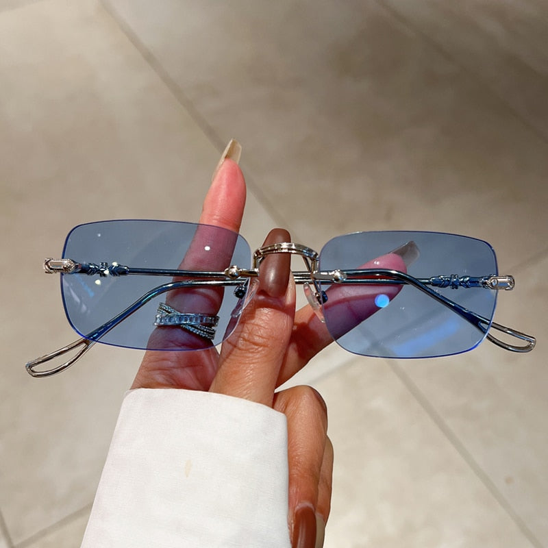  Unisex Vintage Fashion Rectangle Shape Anti-reflective Sunglasses - Unisex Sunglasses - DYAVOR® 
