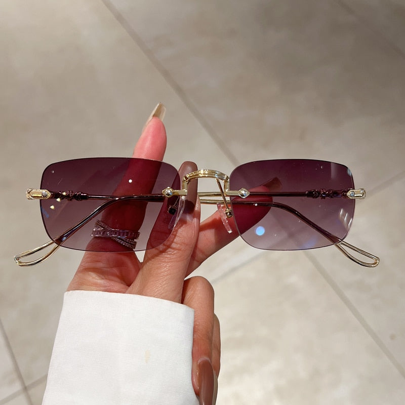  Unisex Vintage Fashion Rectangle Shape Anti-reflective Sunglasses - Unisex Sunglasses - DYAVOR® 