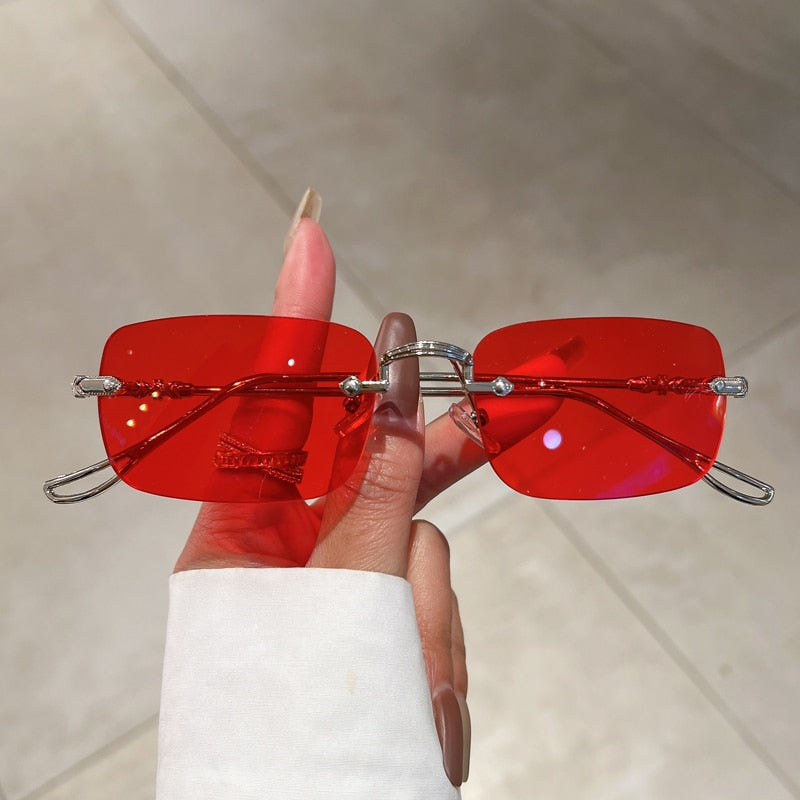  Unisex Vintage Fashion Rectangle Shape Anti-reflective Sunglasses - Unisex Sunglasses - DYAVOR® 