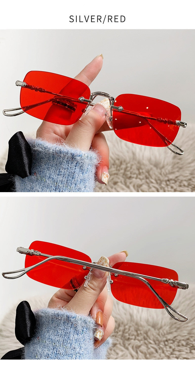  Unisex Vintage Fashion Rectangle Shape Anti-reflective Sunglasses - Unisex Sunglasses - DYAVOR® 
