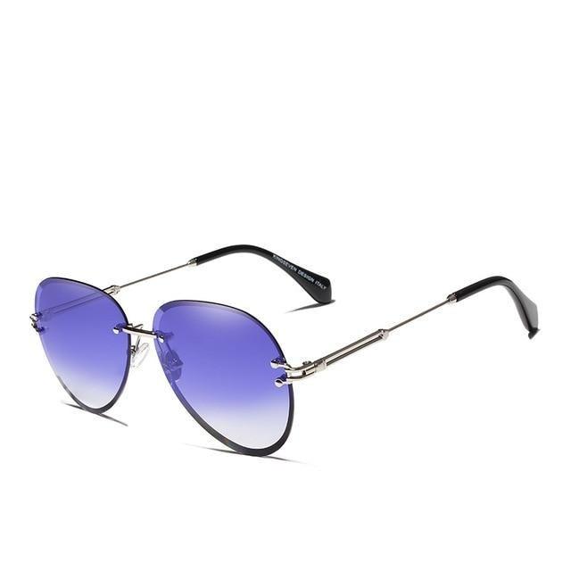  Rimless Vintage Design Sunglasses for Women with Gradient Lens - Women Sunglasses - DYAVOR® 