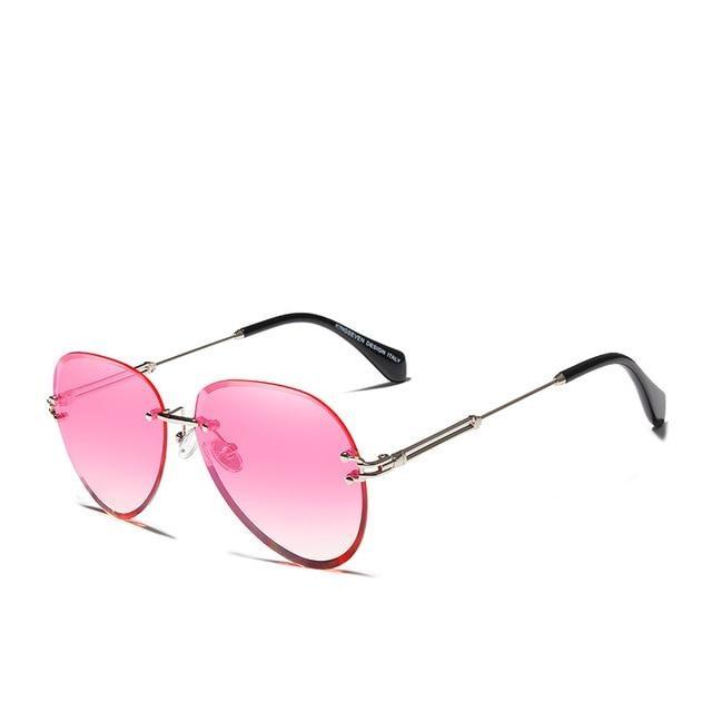  Rimless Vintage Design Sunglasses for Women with Gradient Lens - Women Sunglasses - DYAVOR® 