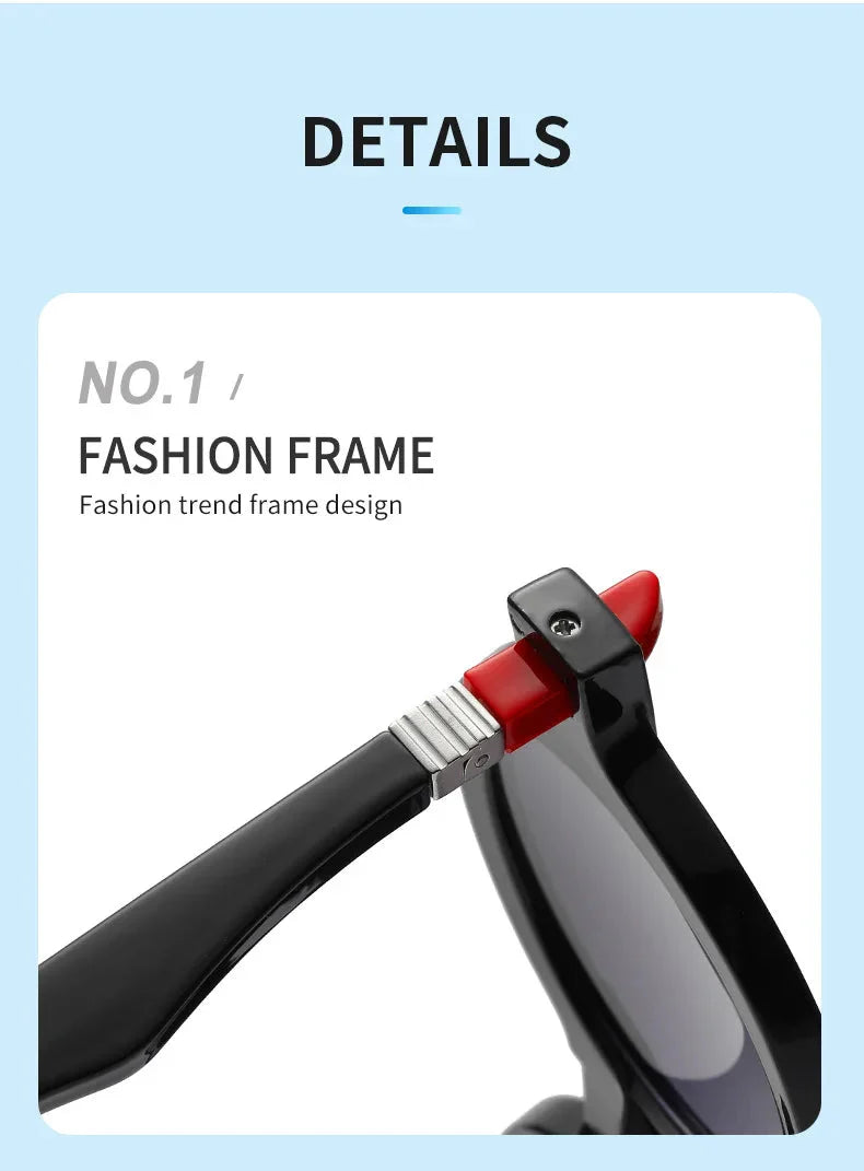  Vintage Luxury Gradient Anti-UV Round Sunglasses for Men and Women - Unisex Sunglasses - DYAVOR® 