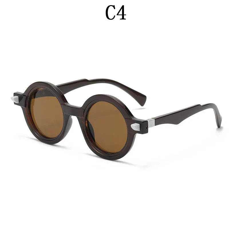  Vintage Luxury Gradient Anti-UV Round Sunglasses for Men and Women - Unisex Sunglasses - DYAVOR® 