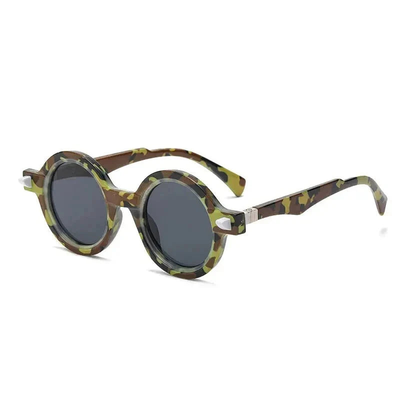  Vintage Luxury Gradient Anti-UV Round Sunglasses for Men and Women - Unisex Sunglasses - DYAVOR® 