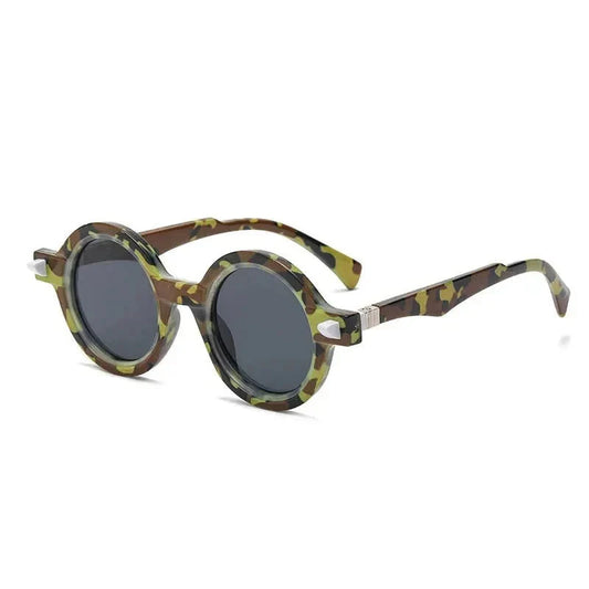  Vintage Luxury Gradient Anti-UV Round Sunglasses for Men and Women - Unisex Sunglasses - DYAVOR® 