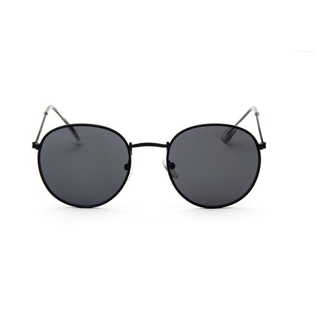 Round Shaped Retro Unisex Sunglasses with Designer Mirror Lens - Unisex Sunglasses - DYAVOR® 