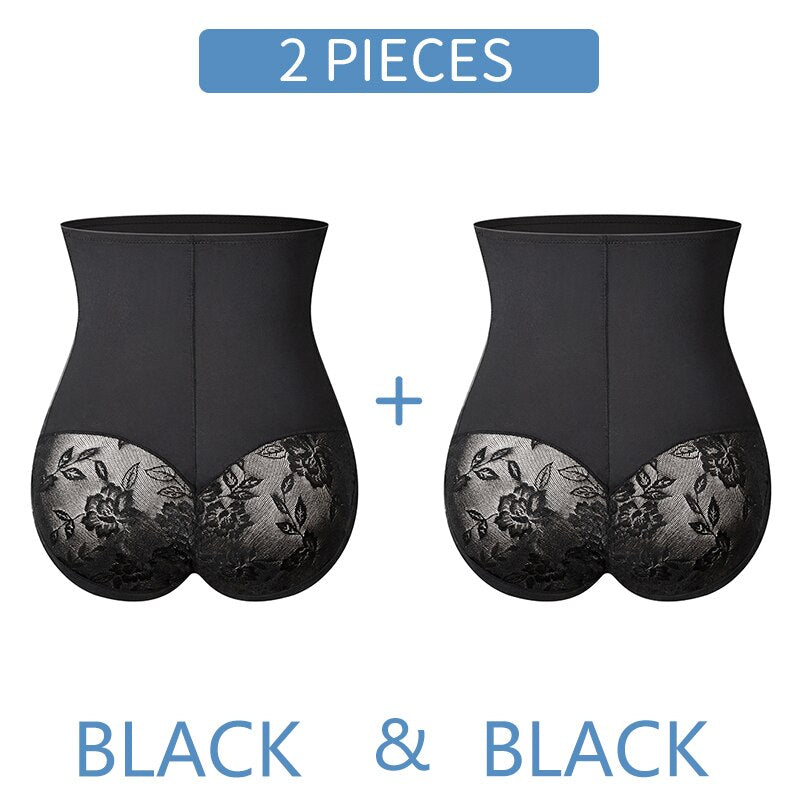 Women's Sexy Lace Mesh Seamless Butt Lifter Slim Waist Trainer Shapewear