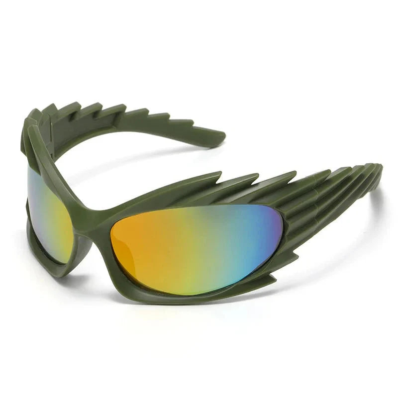  Unisex Punk Luxury Gradient UV400 Shades Rectangle Eyewear Sunglasses - Unisex Sunglasses - DYAVOR® 