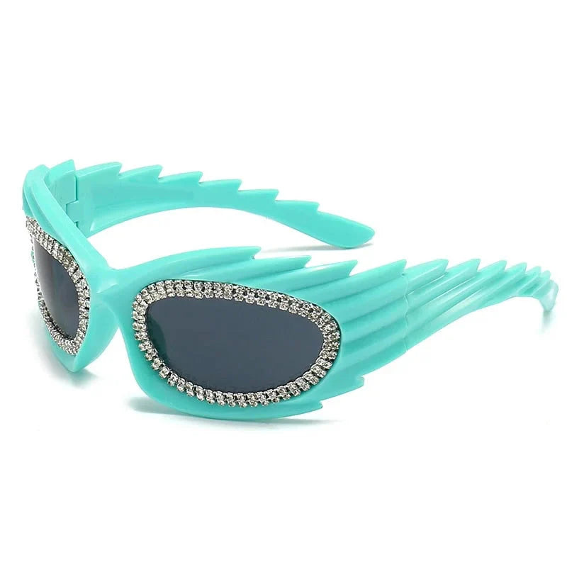  Unisex Punk Luxury Gradient UV400 Shades Rectangle Eyewear Sunglasses - Unisex Sunglasses - DYAVOR® 