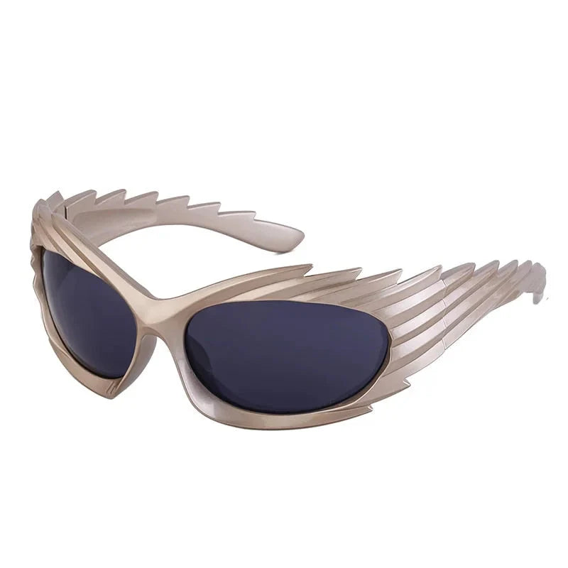  Unisex Punk Luxury Gradient UV400 Shades Rectangle Eyewear Sunglasses - Unisex Sunglasses - DYAVOR® 