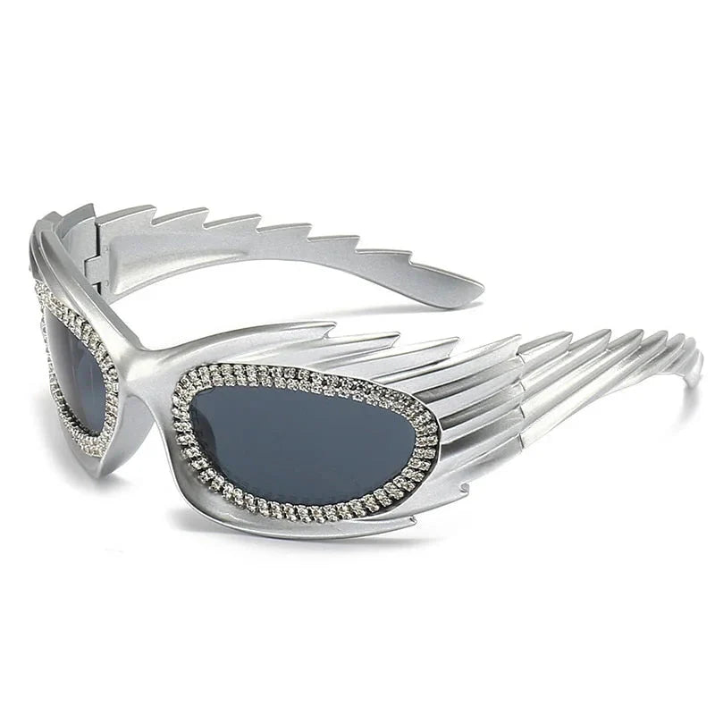  Unisex Punk Luxury Gradient UV400 Shades Rectangle Eyewear Sunglasses - Unisex Sunglasses - DYAVOR® 