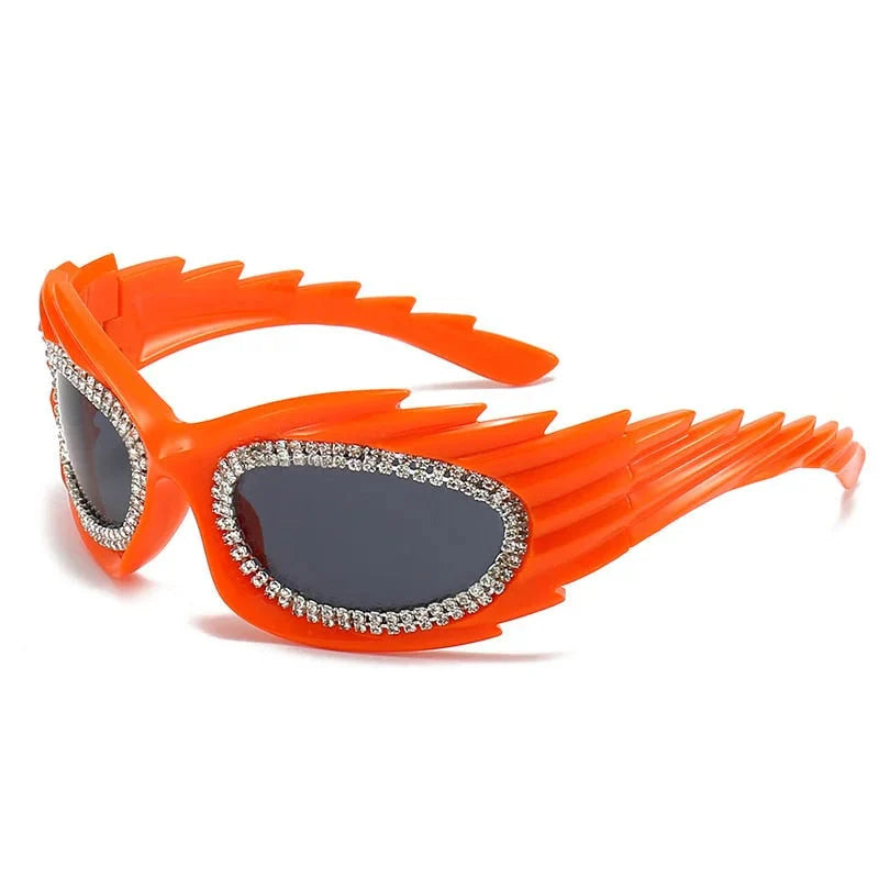  Unisex Punk Luxury Gradient UV400 Shades Rectangle Eyewear Sunglasses - Unisex Sunglasses - DYAVOR® 