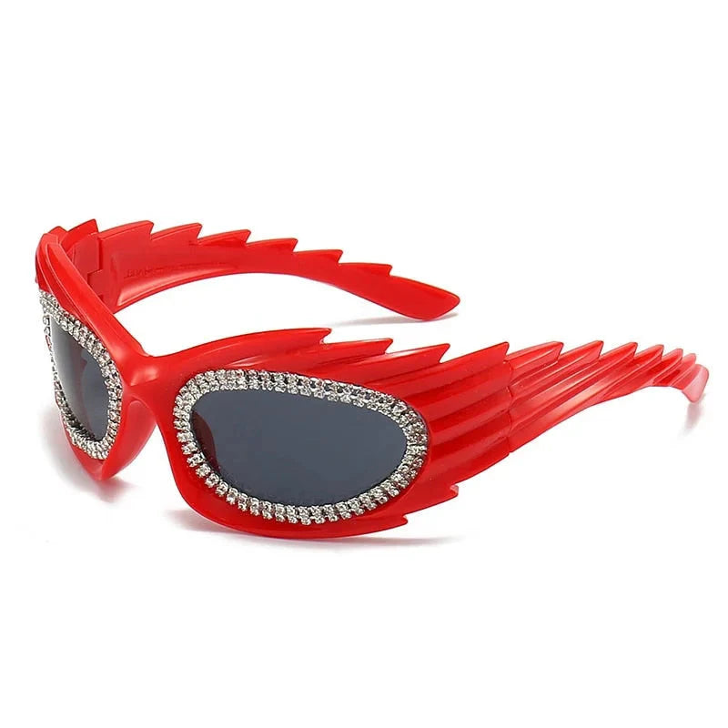  Unisex Punk Luxury Gradient UV400 Shades Rectangle Eyewear Sunglasses - Unisex Sunglasses - DYAVOR® 