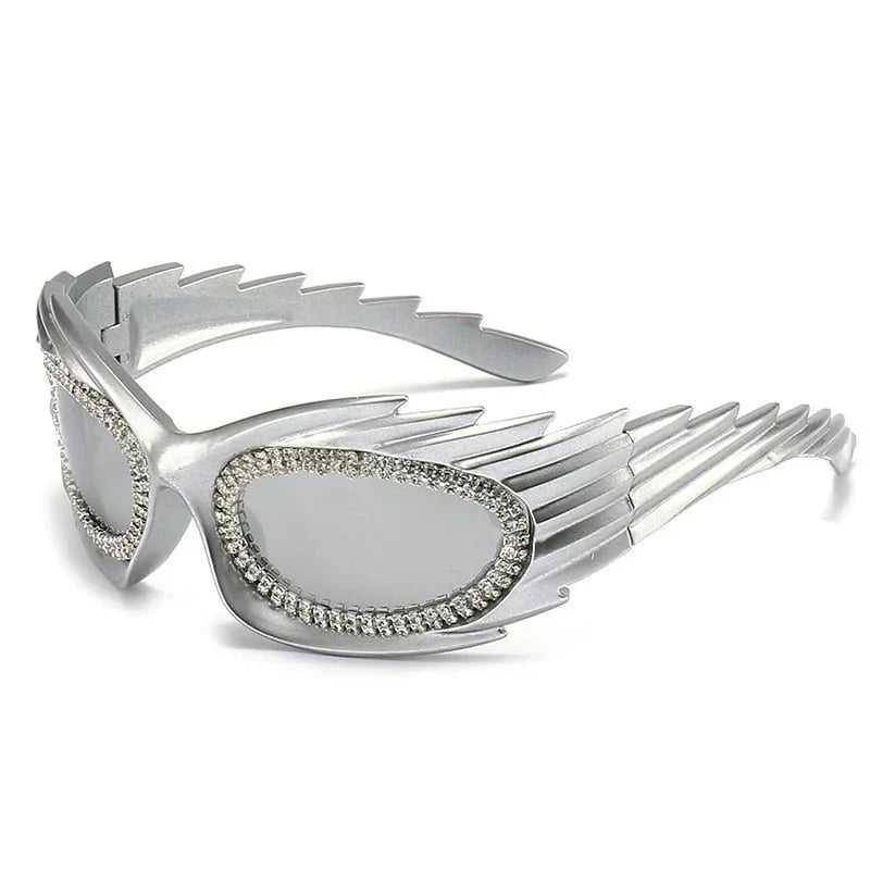  Unisex Punk Luxury Gradient UV400 Shades Rectangle Eyewear Sunglasses - Unisex Sunglasses - DYAVOR® 