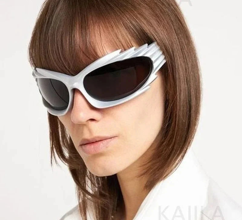  Unisex Punk Luxury Gradient UV400 Shades Rectangle Eyewear Sunglasses - Unisex Sunglasses - DYAVOR® 