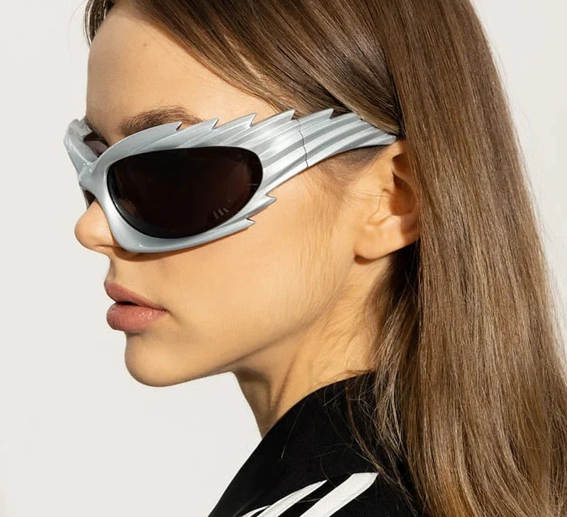  Unisex Punk Luxury Gradient UV400 Shades Rectangle Eyewear Sunglasses - Unisex Sunglasses - DYAVOR® 