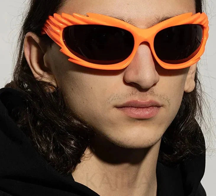  Unisex Punk Luxury Gradient UV400 Shades Rectangle Eyewear Sunglasses - Unisex Sunglasses - DYAVOR® 