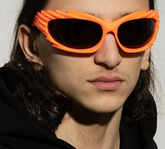  Unisex Punk Luxury Gradient UV400 Shades Rectangle Eyewear Sunglasses - Unisex Sunglasses - DYAVOR® 
