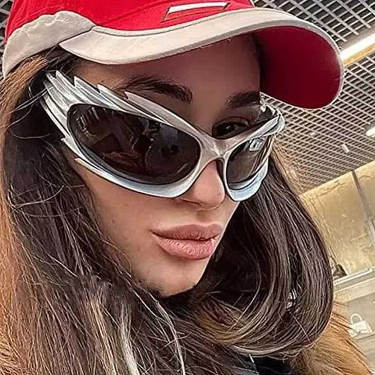  Unisex Punk Luxury Gradient UV400 Shades Rectangle Eyewear Sunglasses - Unisex Sunglasses - DYAVOR® 