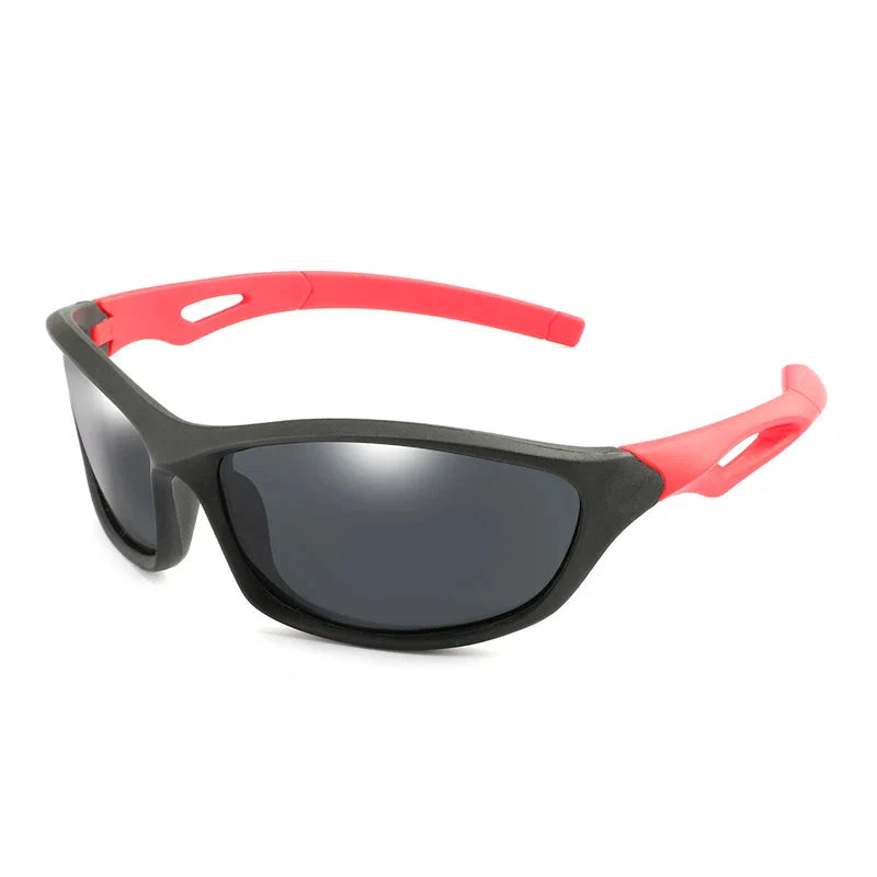  Kids Sport Style Polarized UV400 Mirror Outdoor Sunglasses with Rope - Unisex Sunglasses - DYAVOR® 