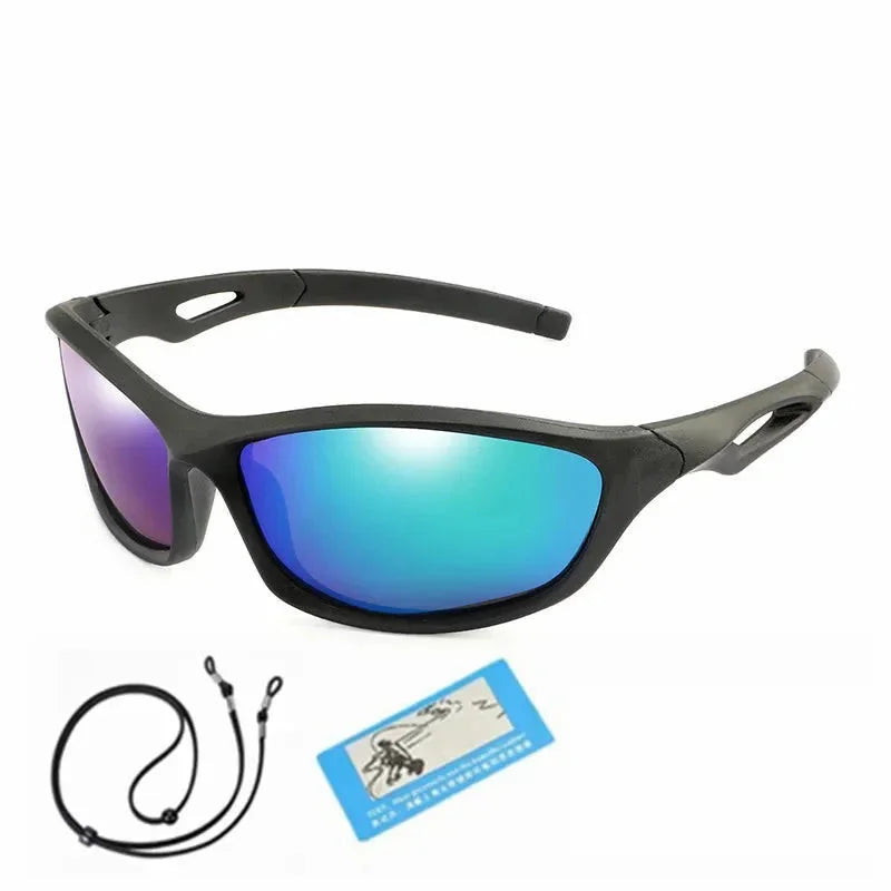  Kids Sport Style Polarized UV400 Mirror Outdoor Sunglasses with Rope - Unisex Sunglasses - DYAVOR® 