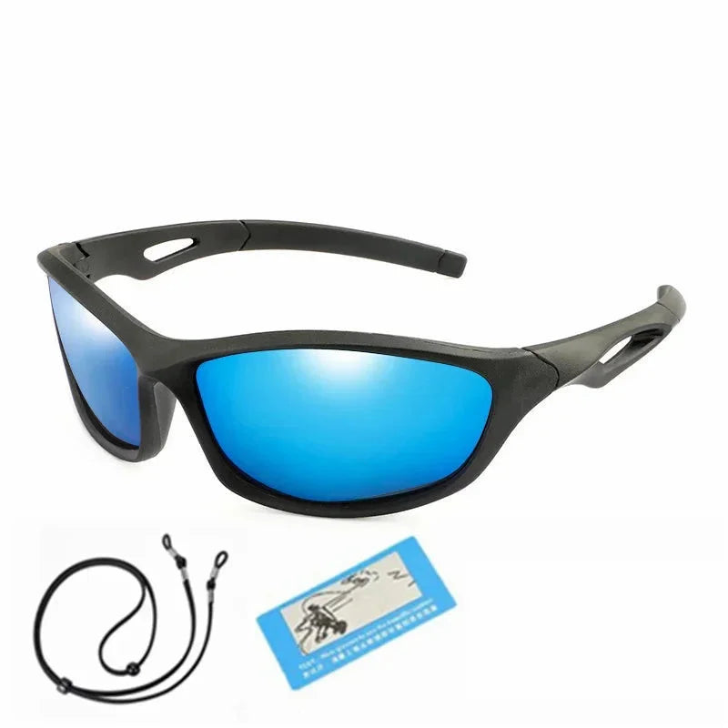  Kids Sport Style Polarized UV400 Mirror Outdoor Sunglasses with Rope - Unisex Sunglasses - DYAVOR® 