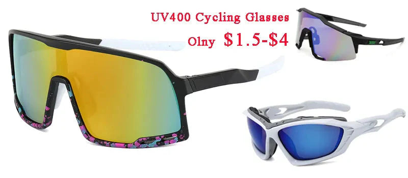  Men and Women Sport Style UV400 Lens Running Fishing Cycling Sunglasses - Unisex Sunglasses - DYAVOR® 