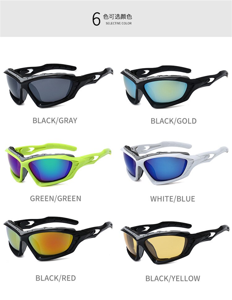  Windproof Anti-UV400 Explosion-proof Outdoor Riding Sunglasses for Unisex - Unisex Sunglasses - DYAVOR® 