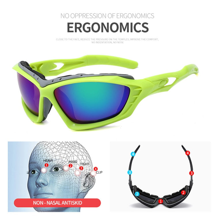  Windproof Anti-UV400 Explosion-proof Outdoor Riding Sunglasses for Unisex - Unisex Sunglasses - DYAVOR® 