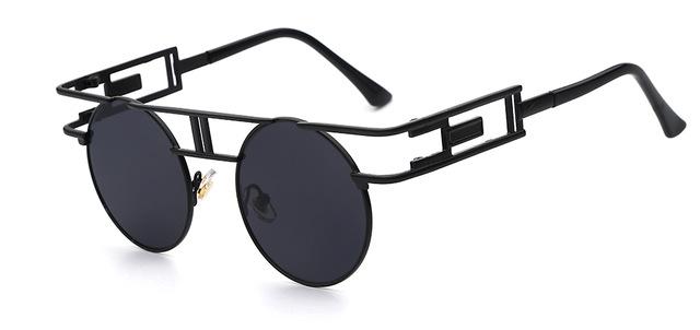  Steampunk Gothic Retro Vintage Rose Gold Women's Designer Sunglasses - Women Sunglasses - DYAVOR® 