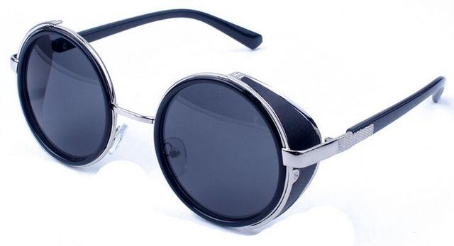  Steampunk Round Fashion Metal Designer Coated Women Sunglasses - Women Sunglasses - DYAVOR® 