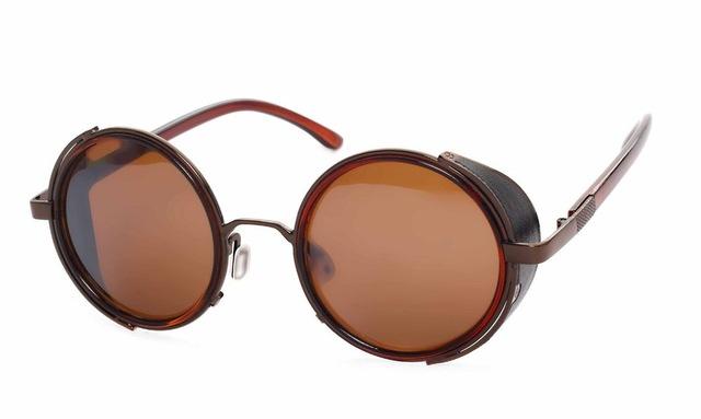  Steampunk Round Fashion Metal Designer Coated Women Sunglasses - Women Sunglasses - DYAVOR® 