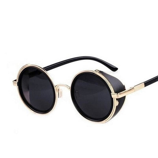  Steampunk Round Fashion Metal Designer Coated Women Sunglasses - Women Sunglasses - DYAVOR® 