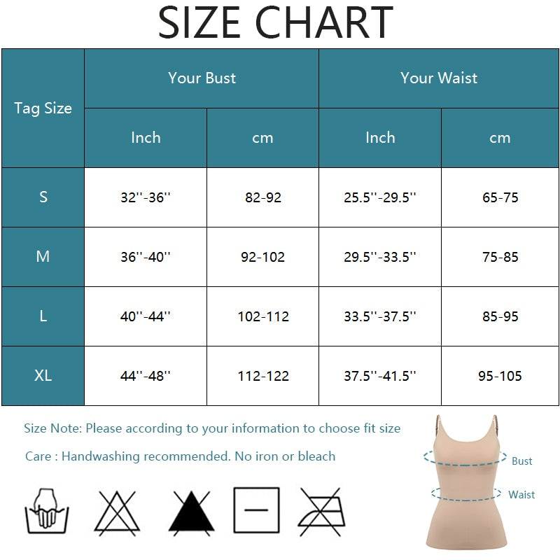 Women's Summer Seamless Smooth Tummy Control Slimmers Camisole Body Shaper