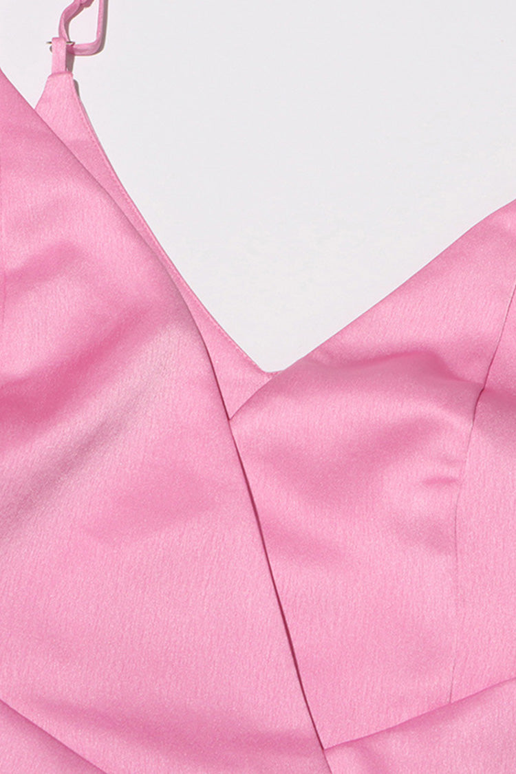  Unique Spaghetti Strap V Neck Folded Sleeve Cinch Waist Long Wrap Blazer - Blazers - DYAVOR® 