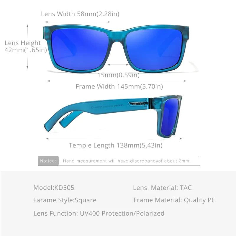  Unisex Baseball Driving Polarized Sports UV Protection Square Sunglasses - Unisex Sunglasses - DYAVOR® 
