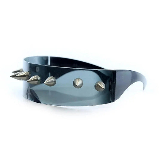  Unisex Silver Steampunk Nail Mirror Rimless Punk Hip Hop Sunglasses - Unisex Sunglasses - DYAVOR® 