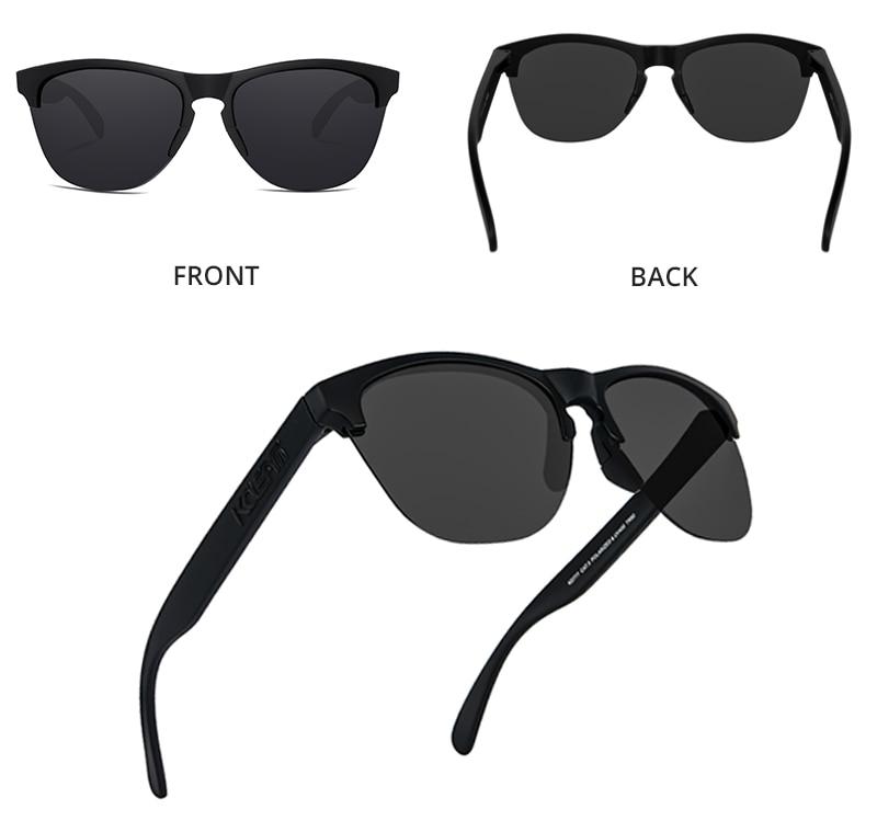  Unisex Polarized Driving TR90 Semi-Rimless Lifestyle Sun Glasses - Unisex Sunglasses - DYAVOR® 