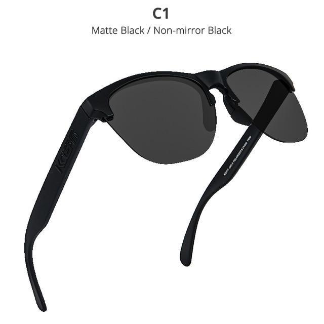  Unisex Polarized Driving TR90 Semi-Rimless Lifestyle Sun Glasses - Unisex Sunglasses - DYAVOR® 