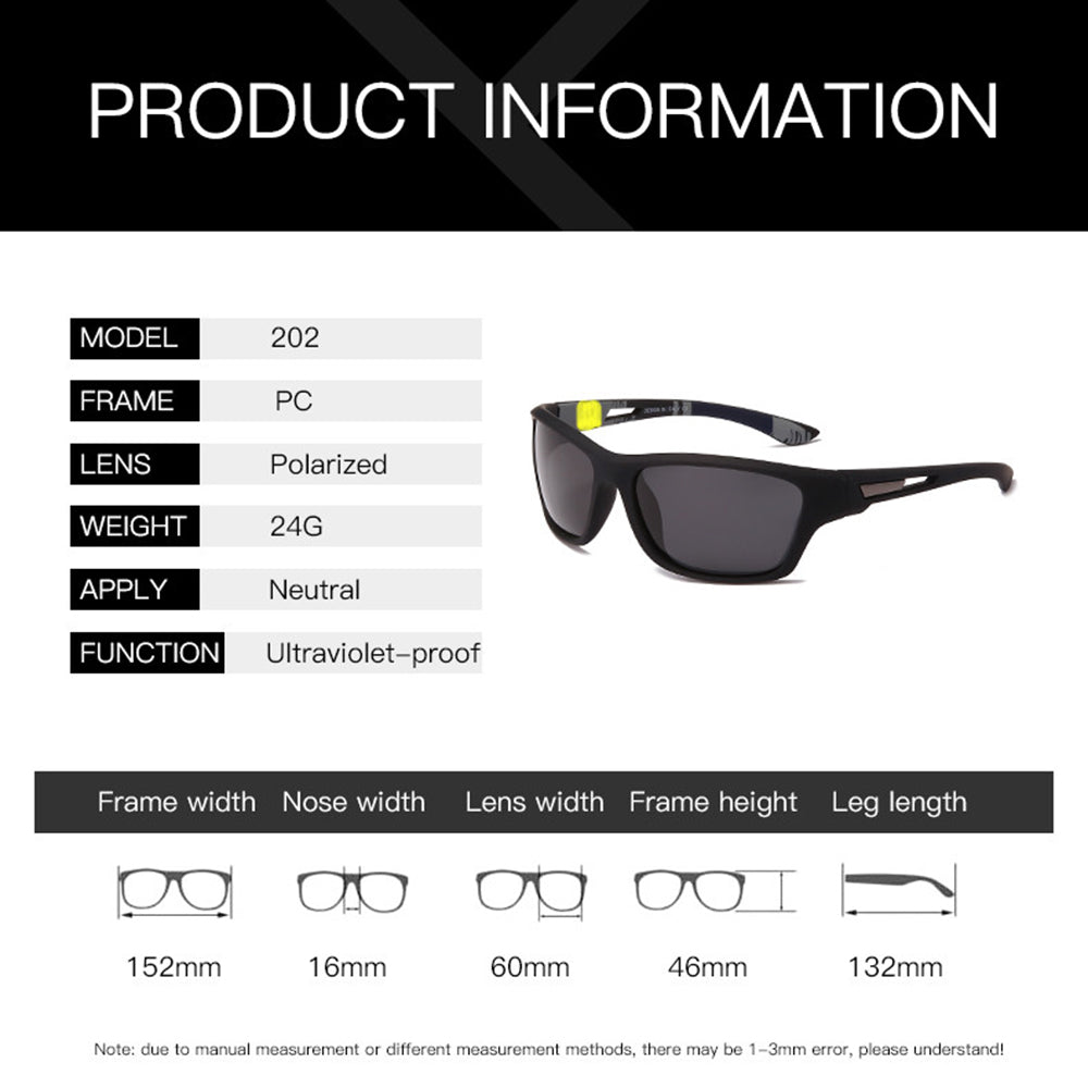  Unisex Polarized Windproof Sand Outdoor Sports Cycling Sunglasses - Unisex Sunglasses - DYAVOR® 