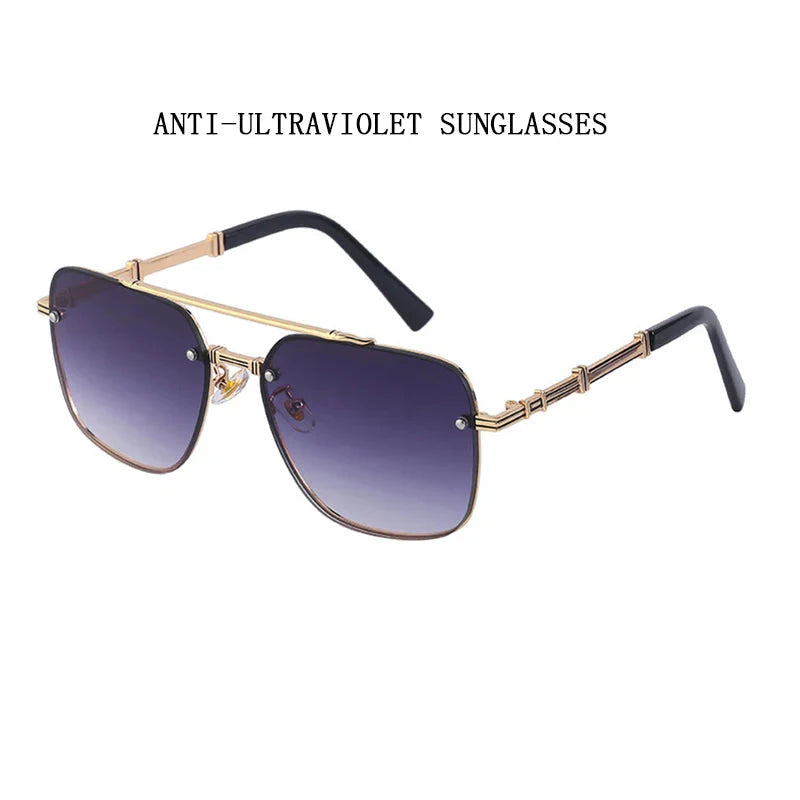  Men and Women Vintage Luxury Gradient Shade Square Sunglasses - Unisex Sunglasses - DYAVOR® 